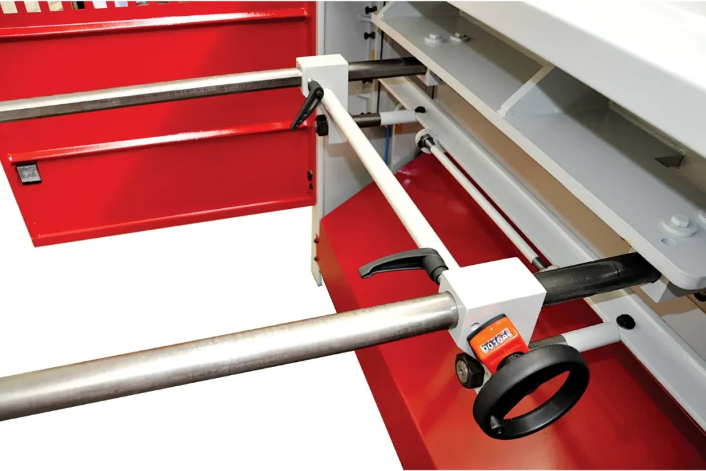GMRL mechanical guillotine shear manual backgauge for standard configuration